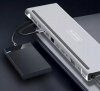 HUB ADAPTER USB-C 12w1 Stacja Dokująca 2x HDMI 4K ETHERNET RJ45 USB 3.0 BYL-2211